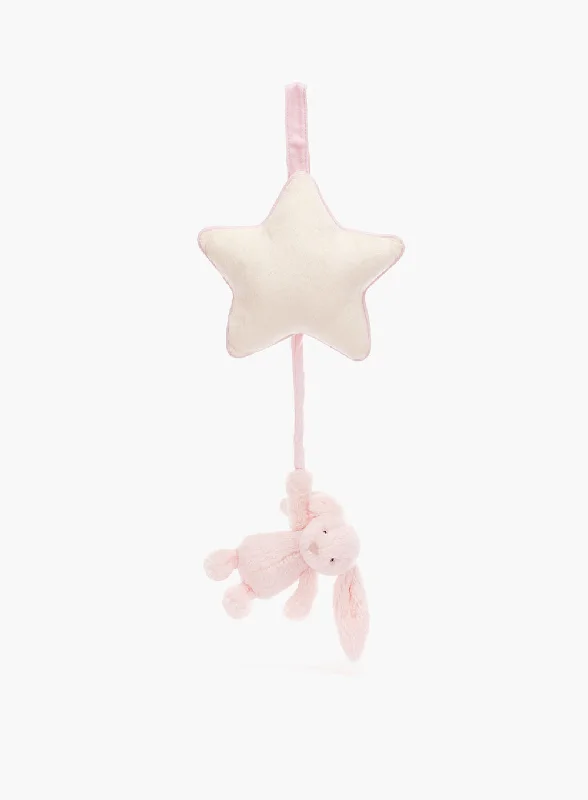 Sweet and endearing Jellycat stuffiesJellycat Bashful Bunny Star Musical Pull in Pink Sweet and endearing Jellycat stuffiesJellycat Bashful Bunny Star Musical Pull in Pink