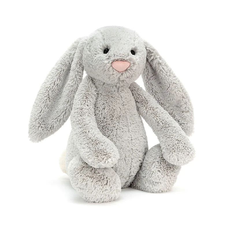 Adorable and gentle Jellycat friendsJellycat Bashful Silver Grey Bunny - Huge