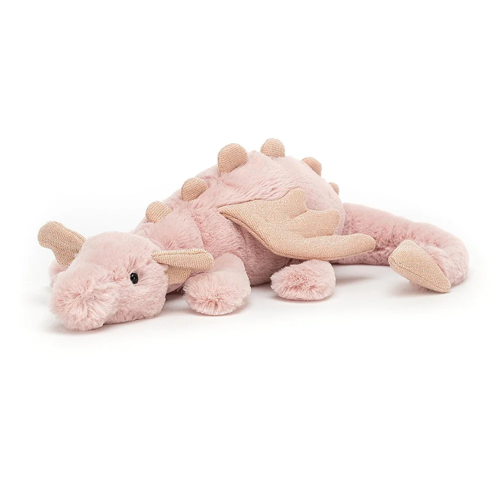 Cuddly and endearing Jellycat timeless appealJellycat Dragon Rose Little