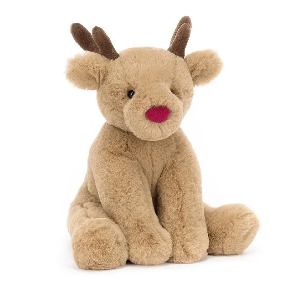 Huggable and charming Jellycat beloved by all ages.Jellycat Romi Reindeer Plush