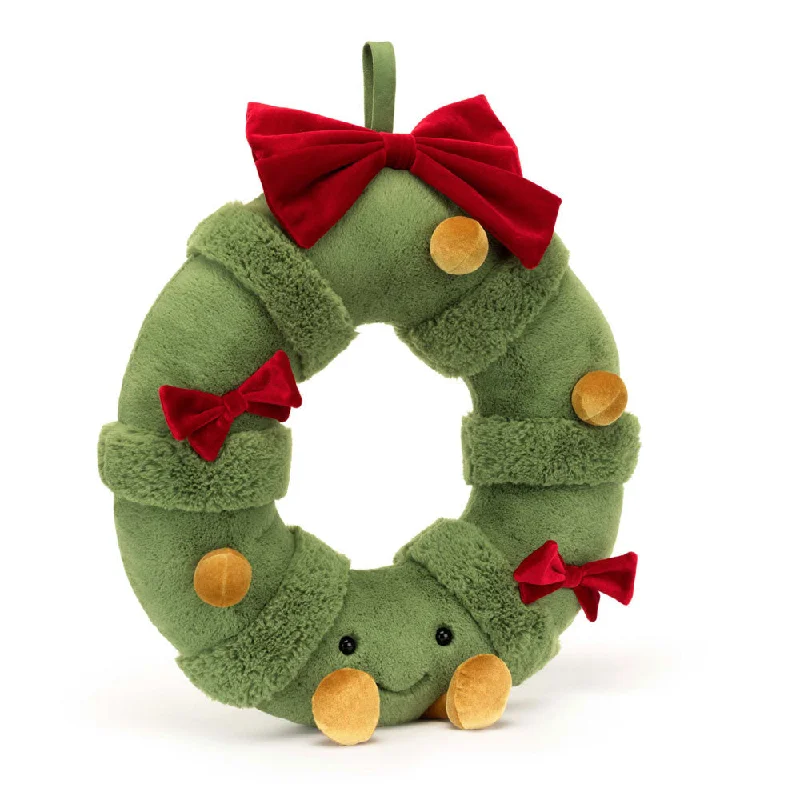 Fluffy and charming Jellycat itemsJellycat Amuseables Decorated Christmas Wreath