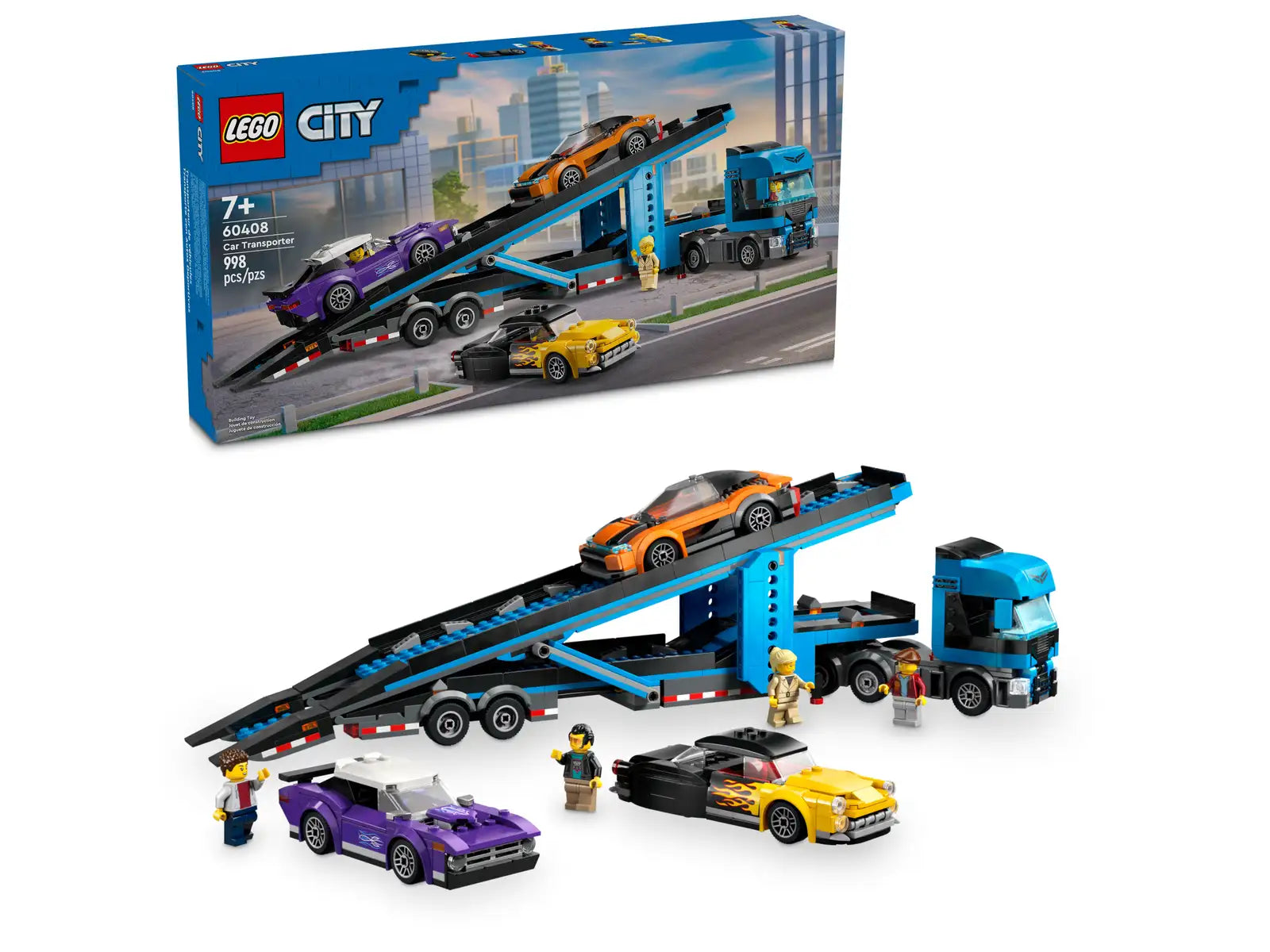 Offering a sense of nostalgia LEGOLEGO® City Car Transporter Truck with Sports Cars 60408 Offering a sense of nostalgia LEGOLEGO® City Car Transporter Truck with Sports Cars 60408