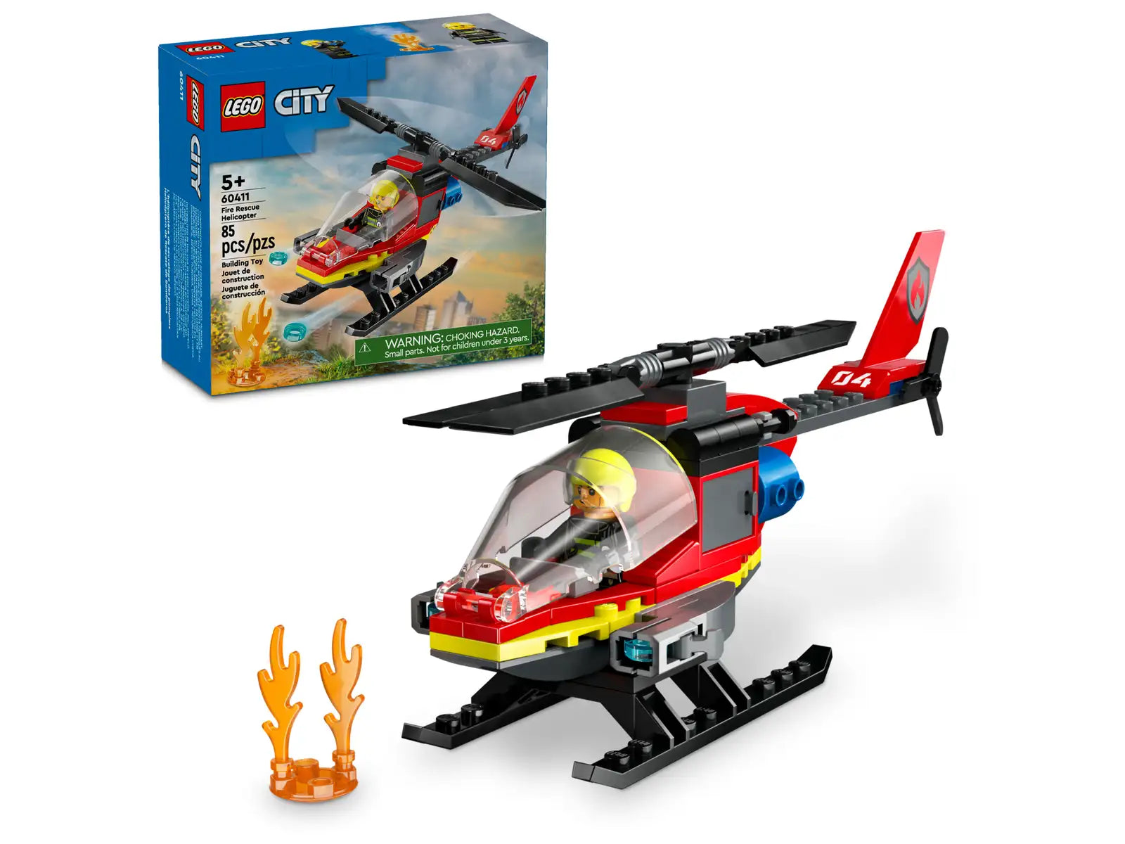 Promoting critical thinking LEGO challengesLEGO® City Fire Rescue Helicopter 60411