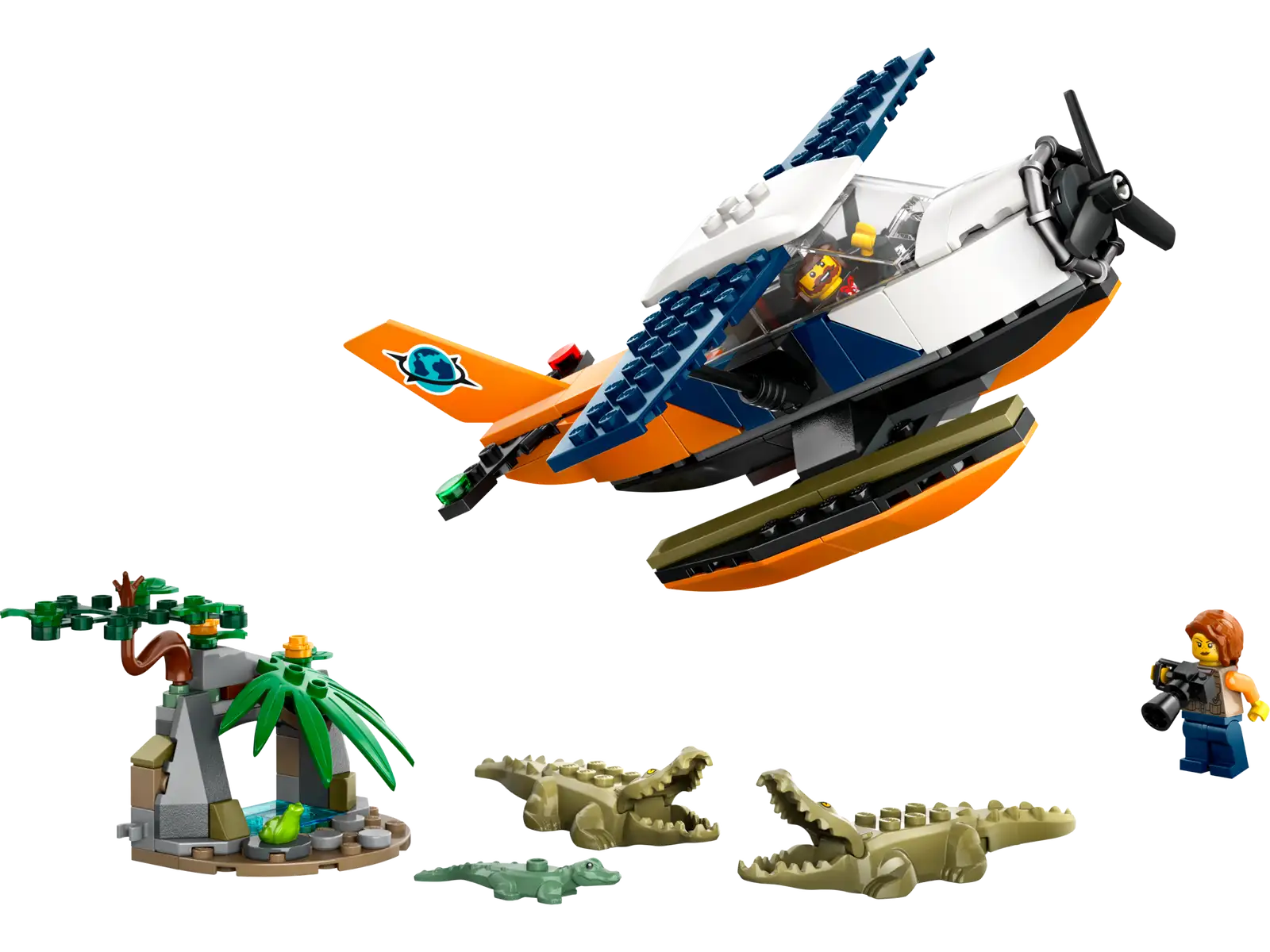 Offering a sense of nostalgia LEGOLEGO® City Jungle Explorer Water Plane 60425