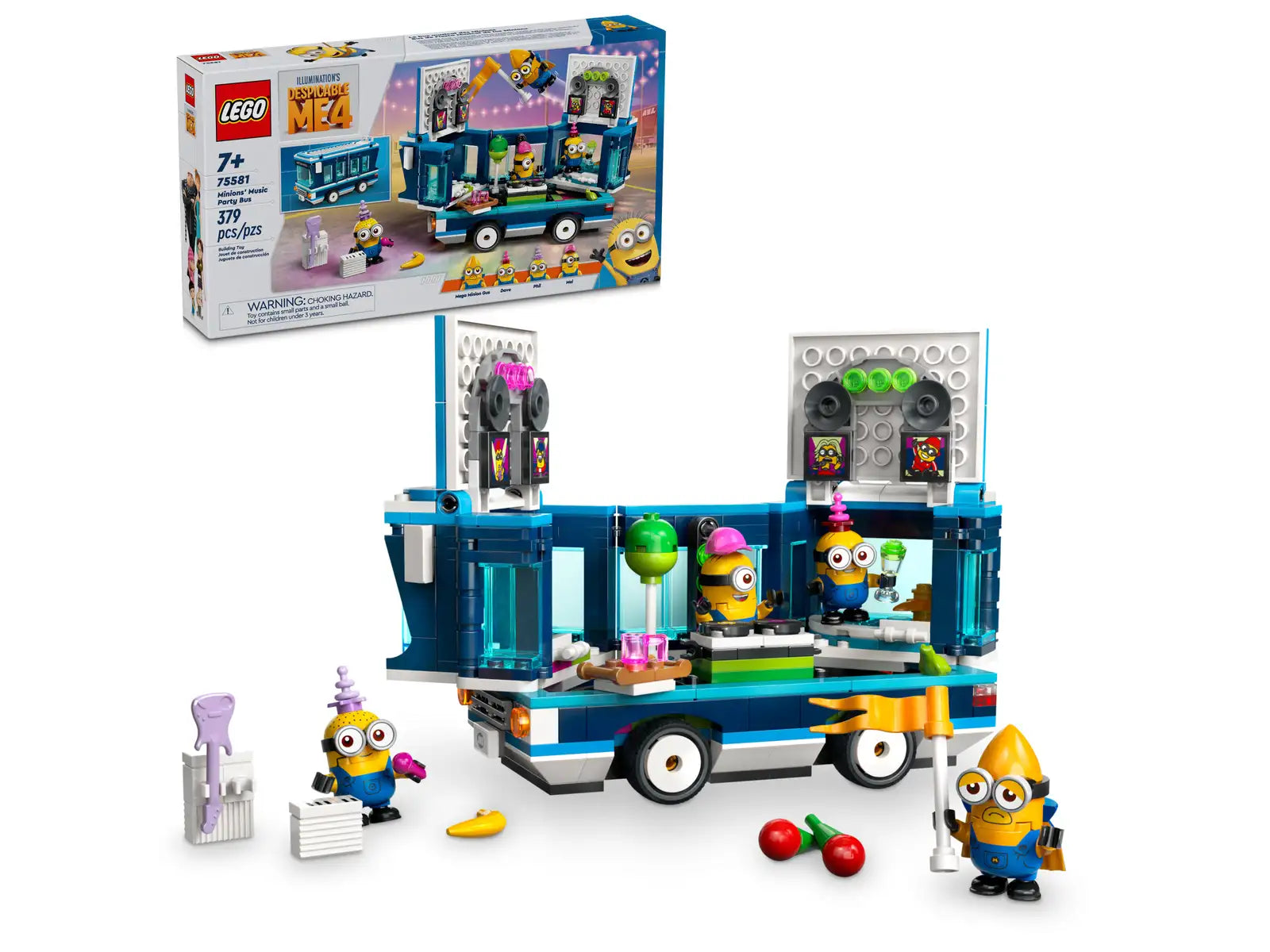 Consistently high-quality LEGO productsLEGO® Despicable Me 4: Minions' Music Party Bus 75581 Consistently high-quality LEGO productsLEGO® Despicable Me 4: Minions' Music Party Bus 75581
