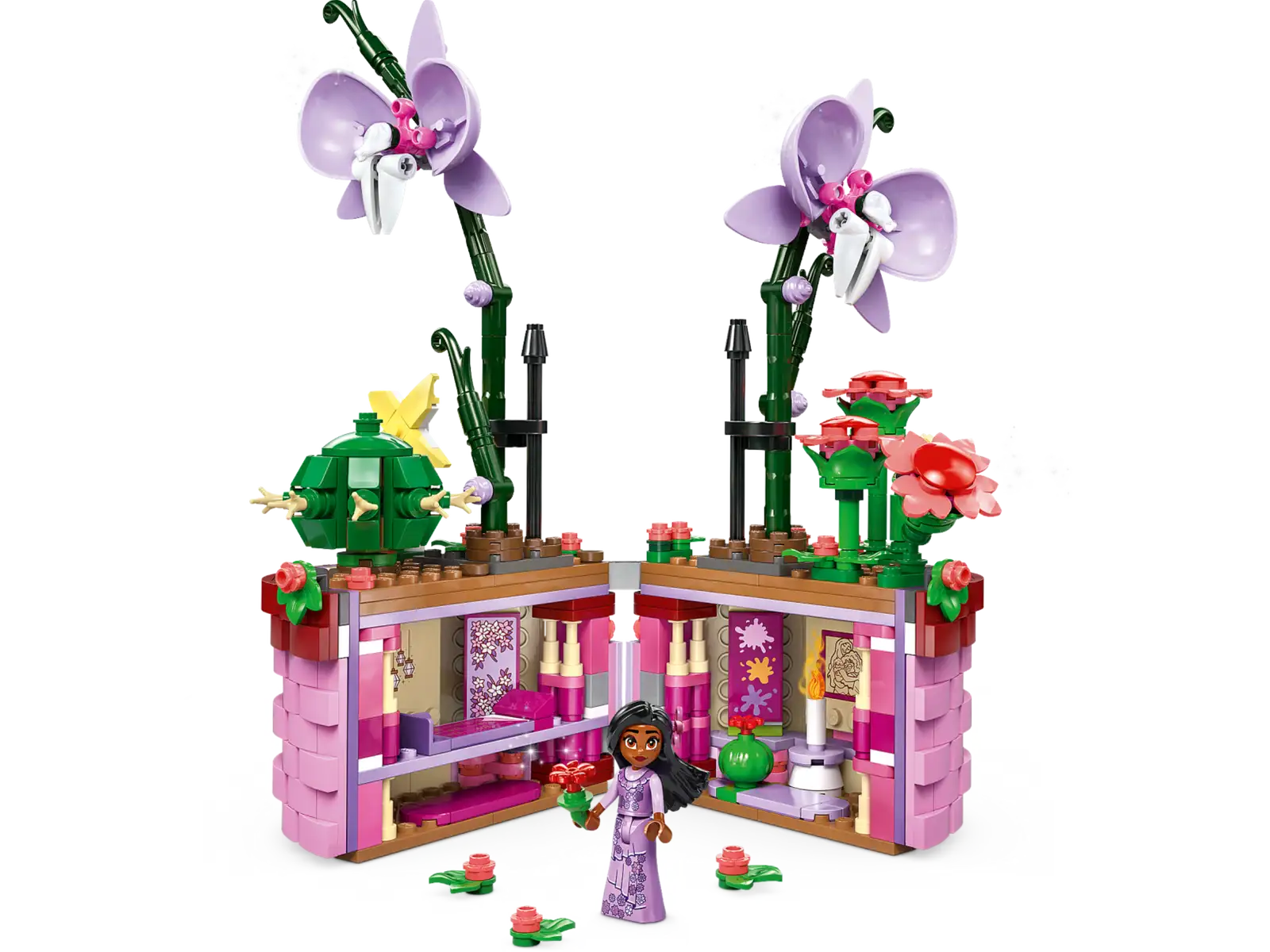 Endlessly replayable LEGO scenariosLEGO® Disney Isabela's Flowerpot 43237