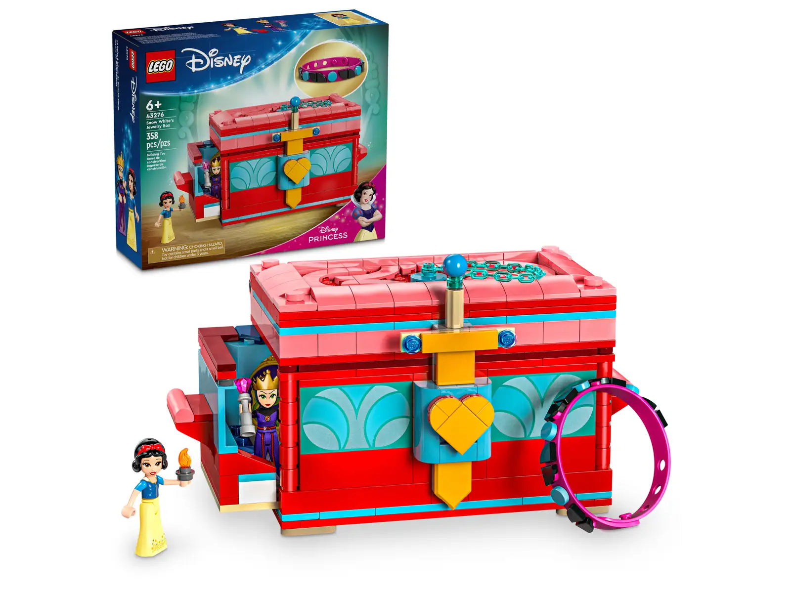 Offering educational value LEGOLEGO® Disney Snow White's Jewelry Box 43276