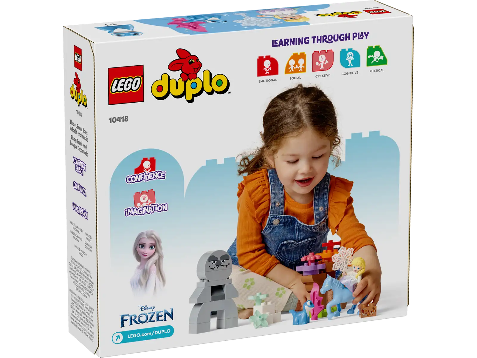 Encouraging social interaction LEGOLEGO® DUPLO® Elsa and Bruni in the Enchanted Forest 10418 Encouraging social interaction LEGOLEGO® DUPLO® Elsa and Bruni in the Enchanted Forest 10418