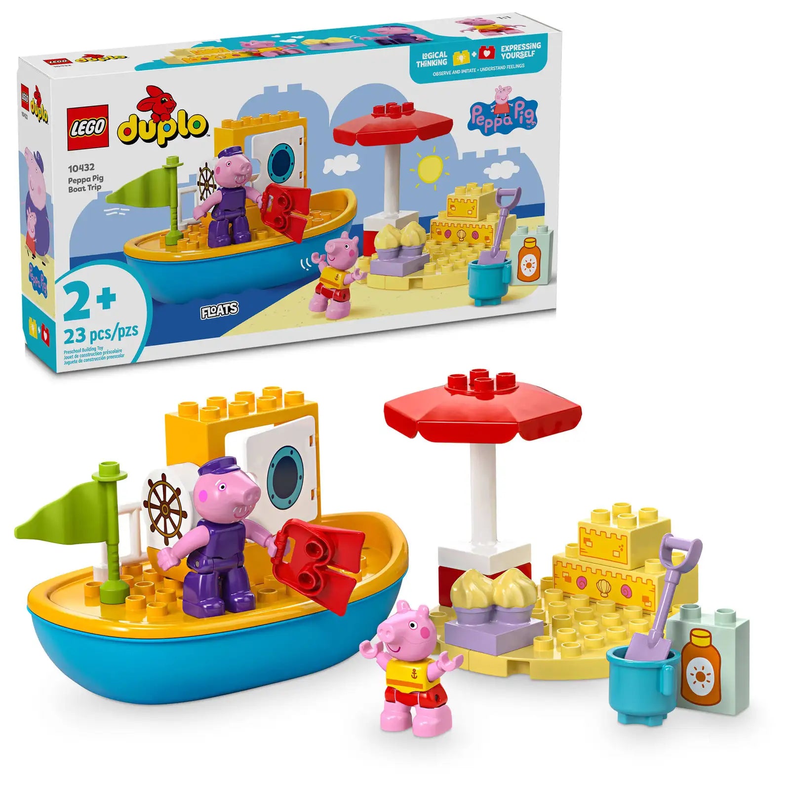 Endlessly customizable LEGO setsLEGO® DUPLO® Peppa Pig Boat Trip 10432