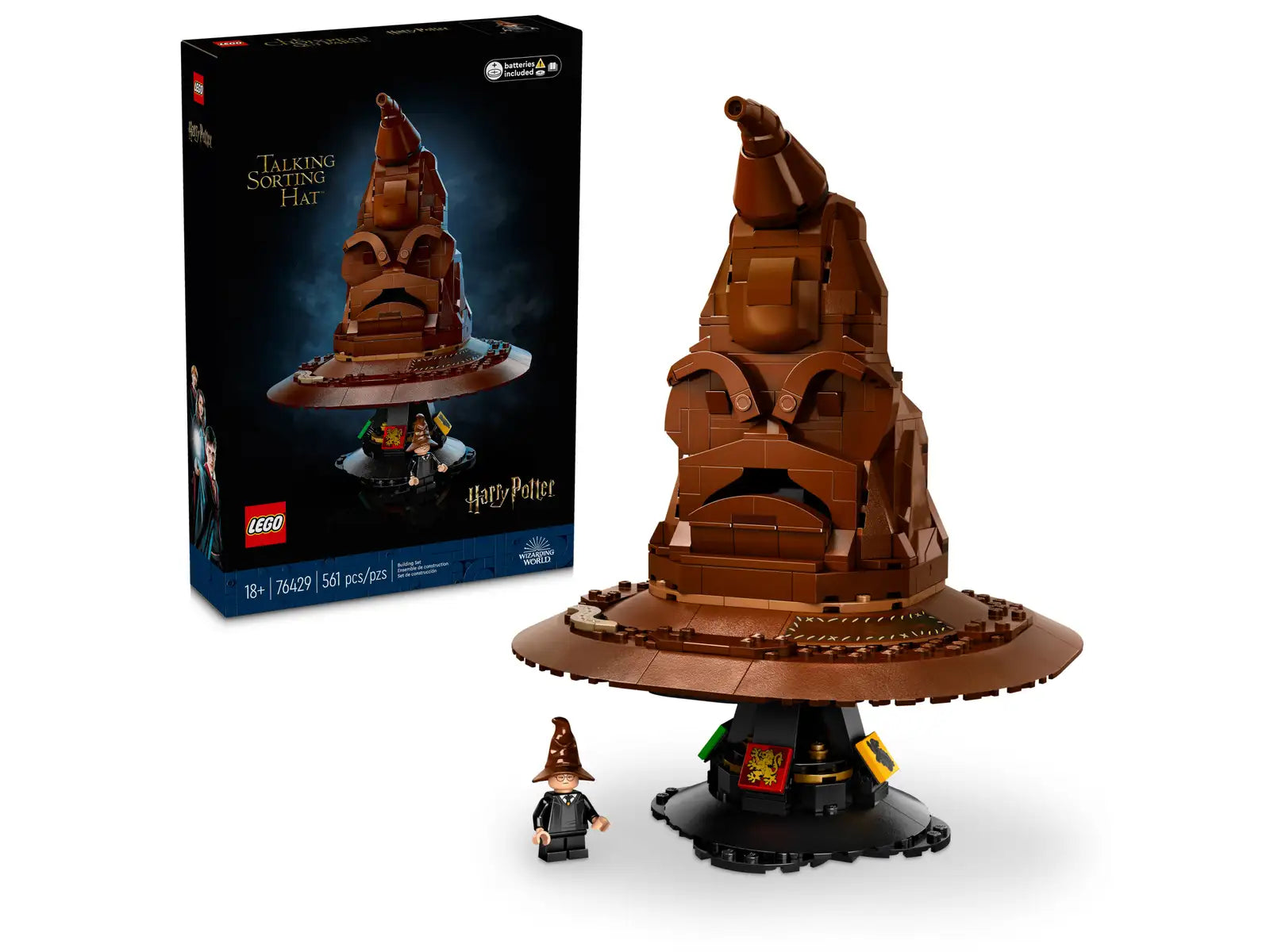 Encouraging hand-eye coordination LEGOLEGO® Harry Potter™ Talking Sorting Hat™ 76429