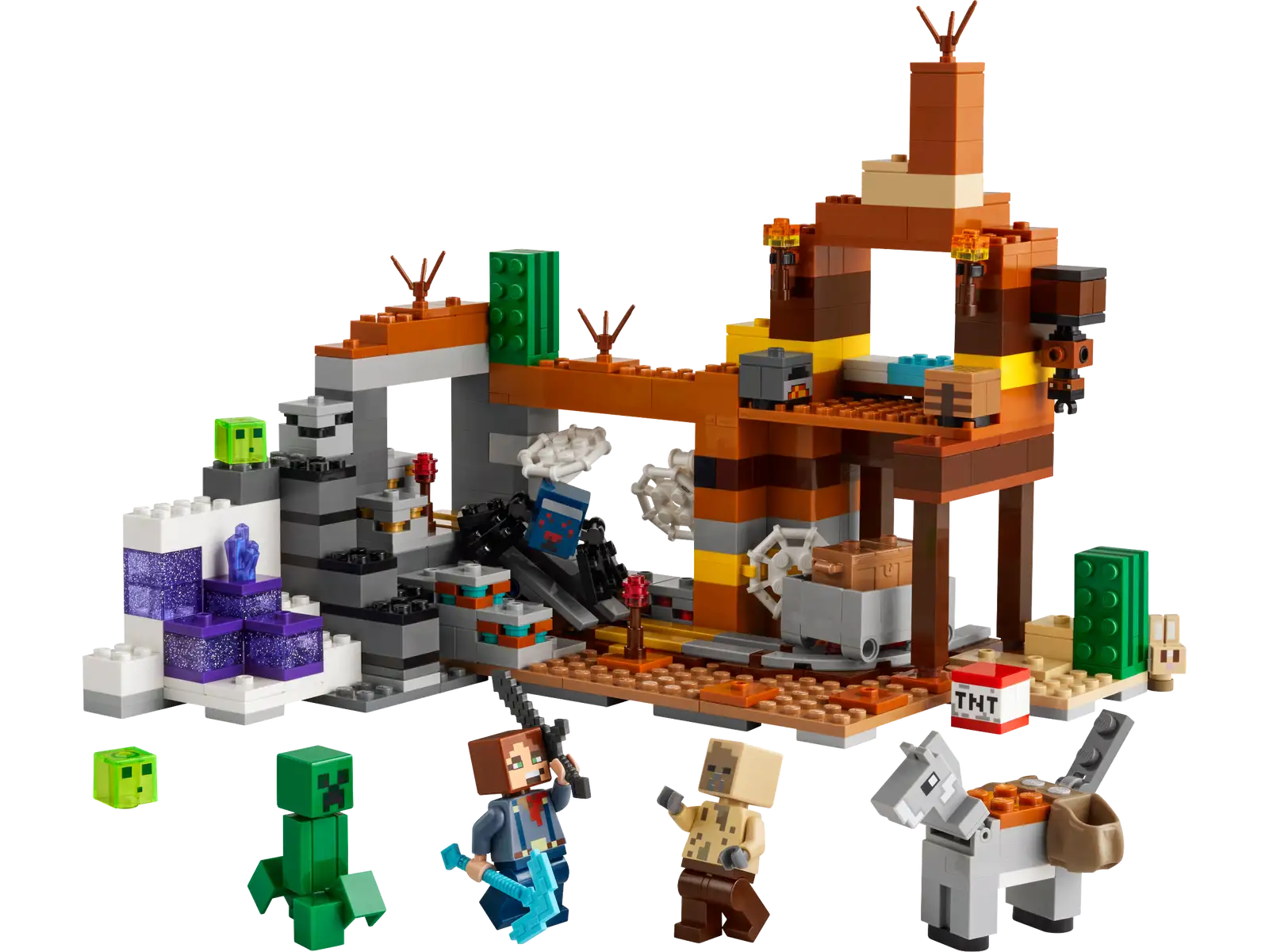 Stimulating and engaging LEGO playLEGO® Minecraft™ The Badlands Mineshaft 21263