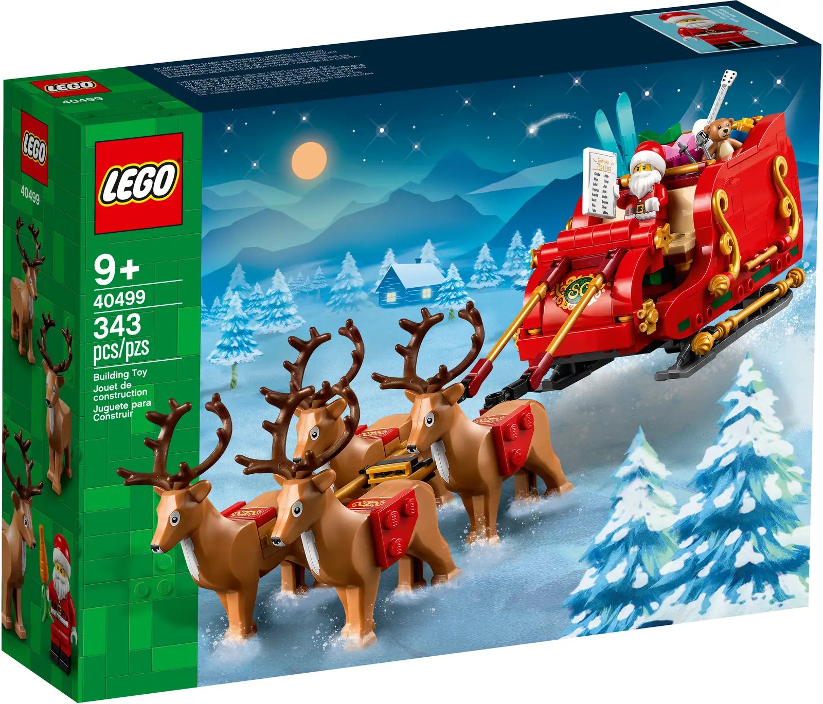 Highly adaptable LEGO creationsLEGO® Santa's Sleigh 40499