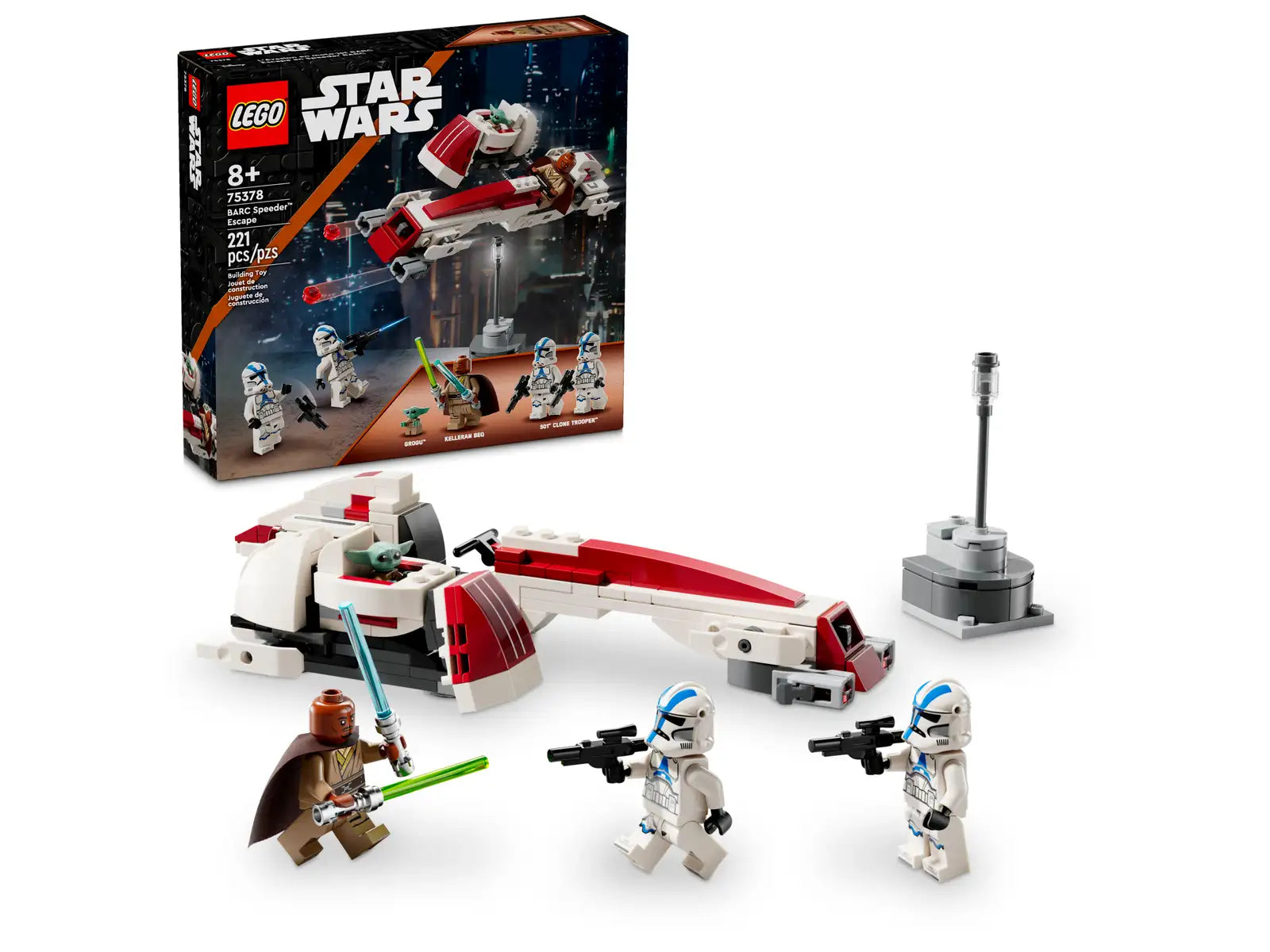 Imagination-sparking LEGO setsLEGO® Star Wars BARC Speeder™ Escape 75378