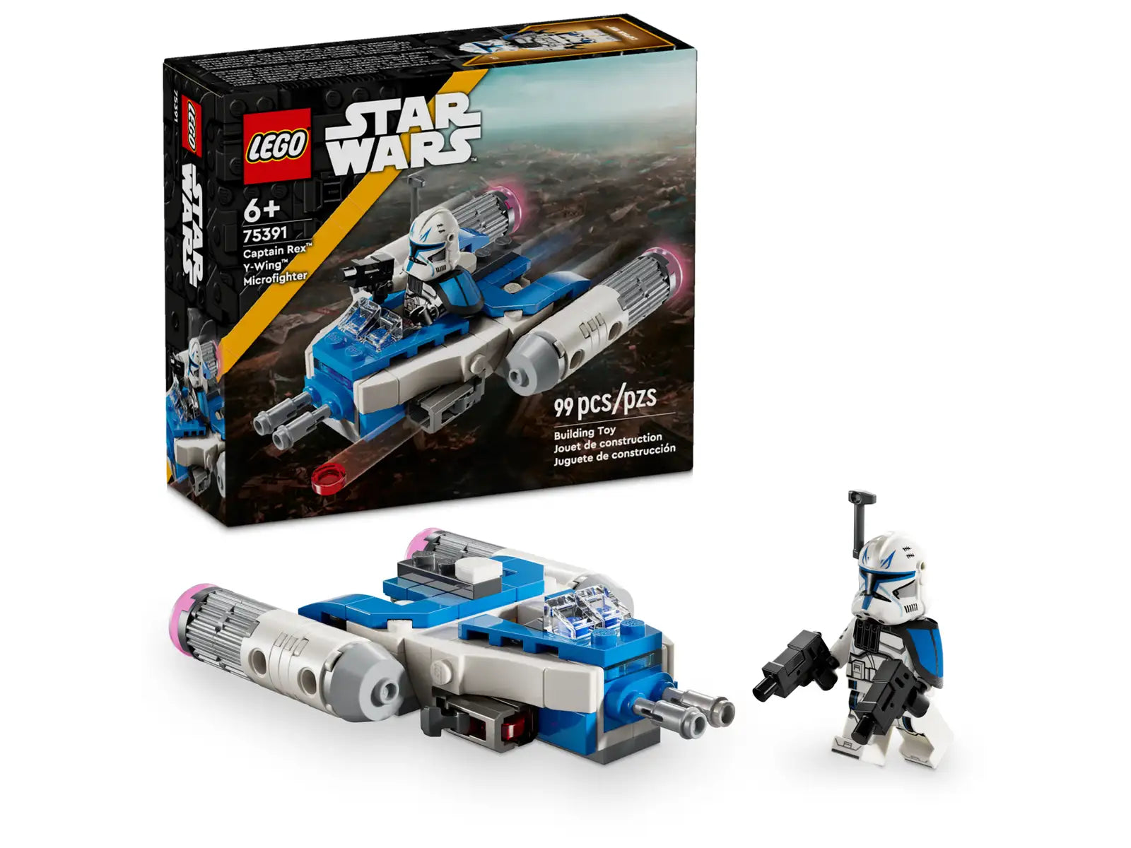 Encouraging hand-eye coordination LEGOLEGO® Star Wars Captain Rex™ Y-Wing™ Microfighter 75391 Encouraging hand-eye coordination LEGOLEGO® Star Wars Captain Rex™ Y-Wing™ Microfighter 75391