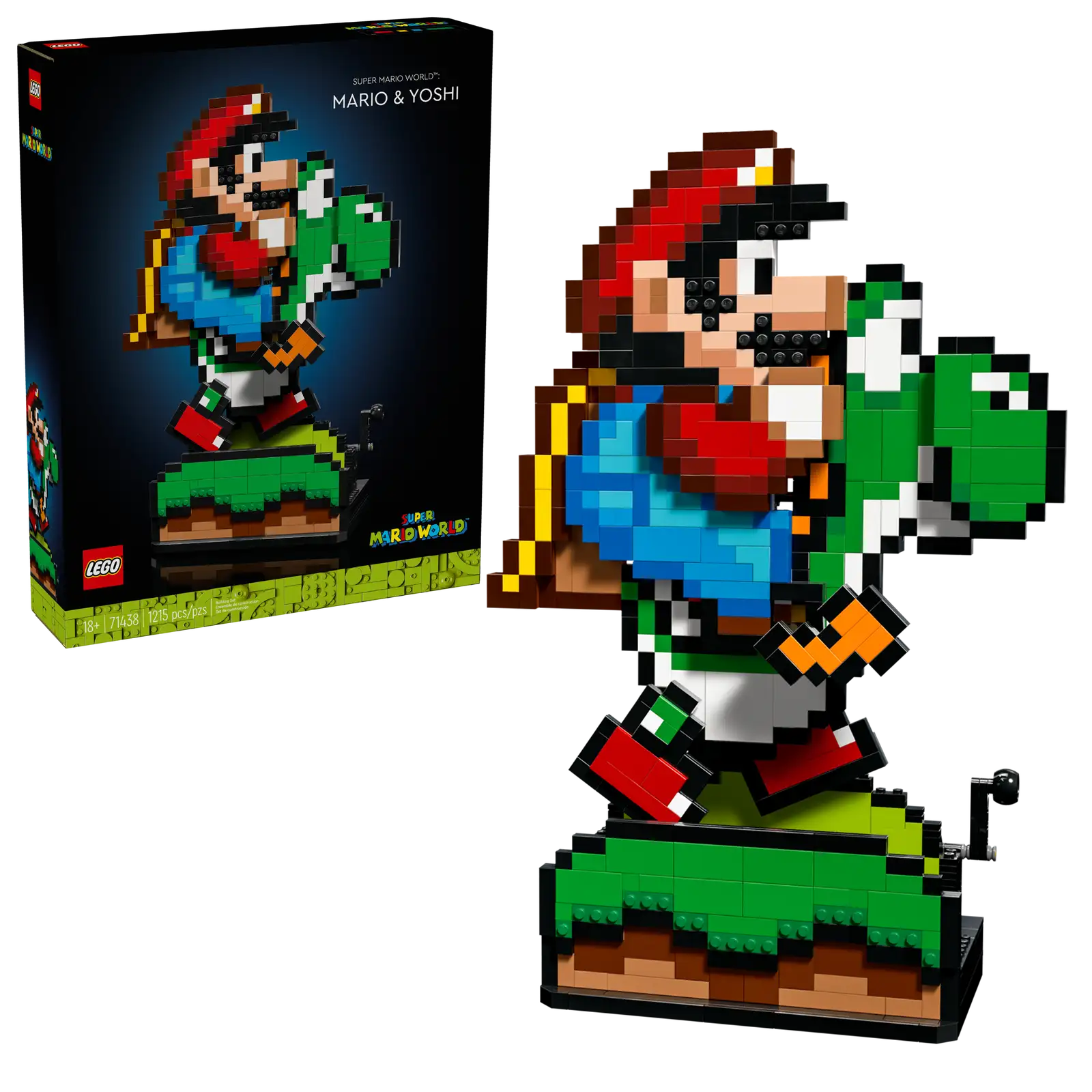 Encouraging hand-eye coordination LEGOLEGO® Super Mario World™: Mario & Yoshi 71438