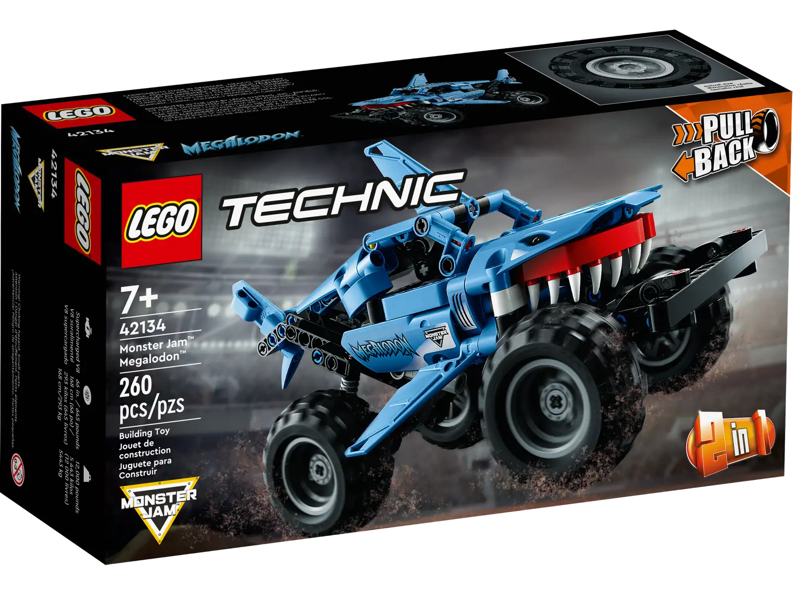 Inspiring future engineers LEGOLEGO® Technic Monster Jam™ Megalodon™ 42134