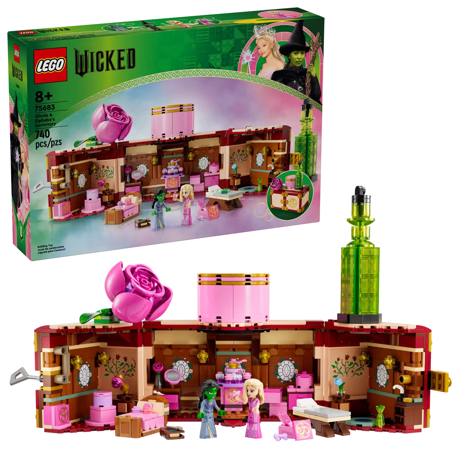 Fun-filled LEGO adventuresLEGO® Wicked: Glinda & Elphaba's Dormitory 75683