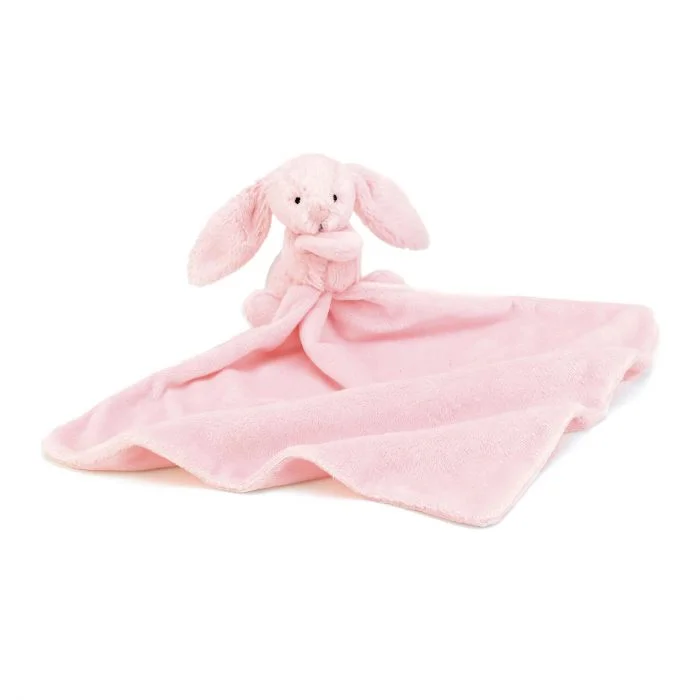 Fluffy and comforting Jellycat superior materialsPink Bashful Bunny Soother