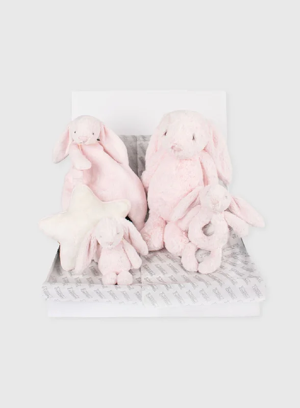 Cuddly and snuggly Jellycat snuggle partnersPink Bashful Gift Set