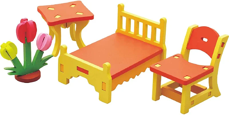 enchanting wooden toys for toddlers                   3D Assembling Home Furnishing Educational Wooden Toy