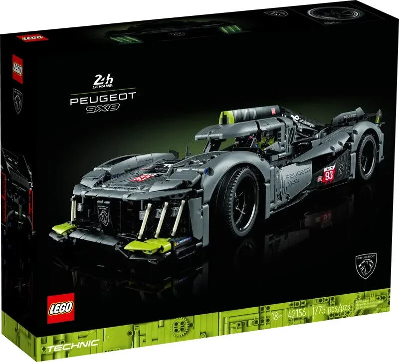 Offering hours of entertainment LEGO42156 PEUGEOT 9X8 24H Le Mans Hybrid Hypercar LEGO