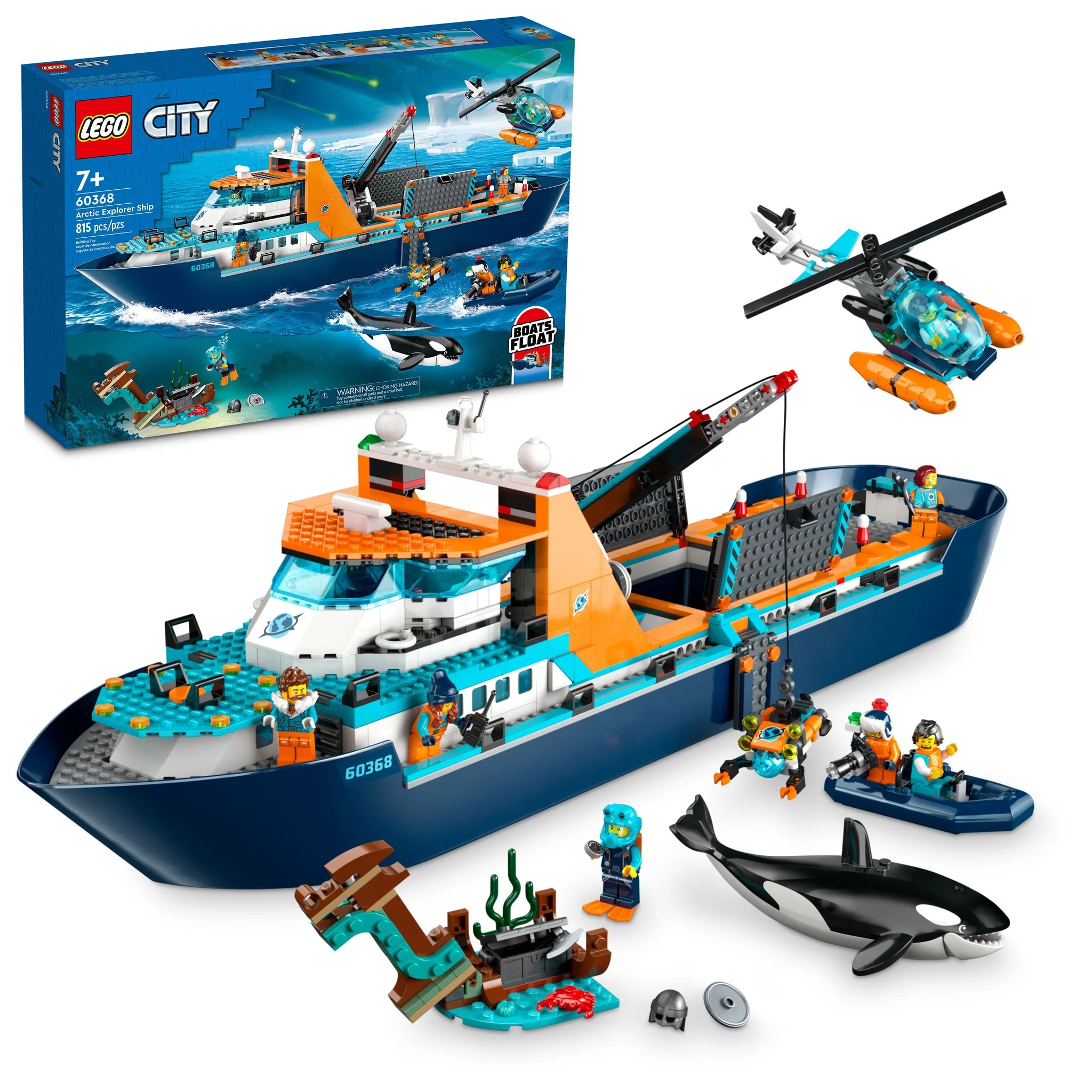 Family-friendly LEGO experiences60368 Arctic Explorer Ship LEGO