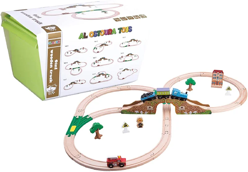 sturdy wooden toys                  9 in 1 wooden truck