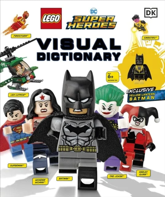 Collectible and valuable LEGO itemsLEGO DC Comics Super Heroes Visual Dictionary : With Exclusive Yellow Lantern Batman Minifigure by Elizabeth Dowsett Collectible and valuable LEGO itemsLEGO DC Comics Super Heroes Visual Dictionary : With Exclusive Yellow Lantern Batman Minifigure by Elizabeth Dowsett