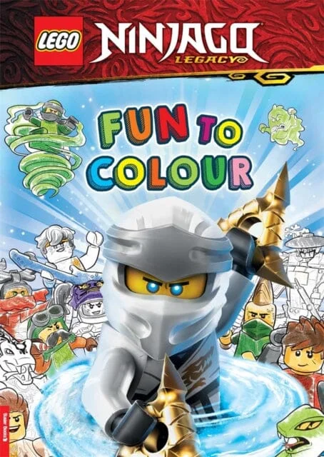 Stress-relieving LEGO buildingLEGOr NINJAGOr: Fun to Colour by  LEGOAr