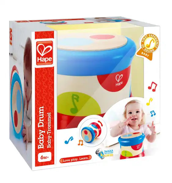 sustainably sourced wooden toys                   Baby Drum Hape