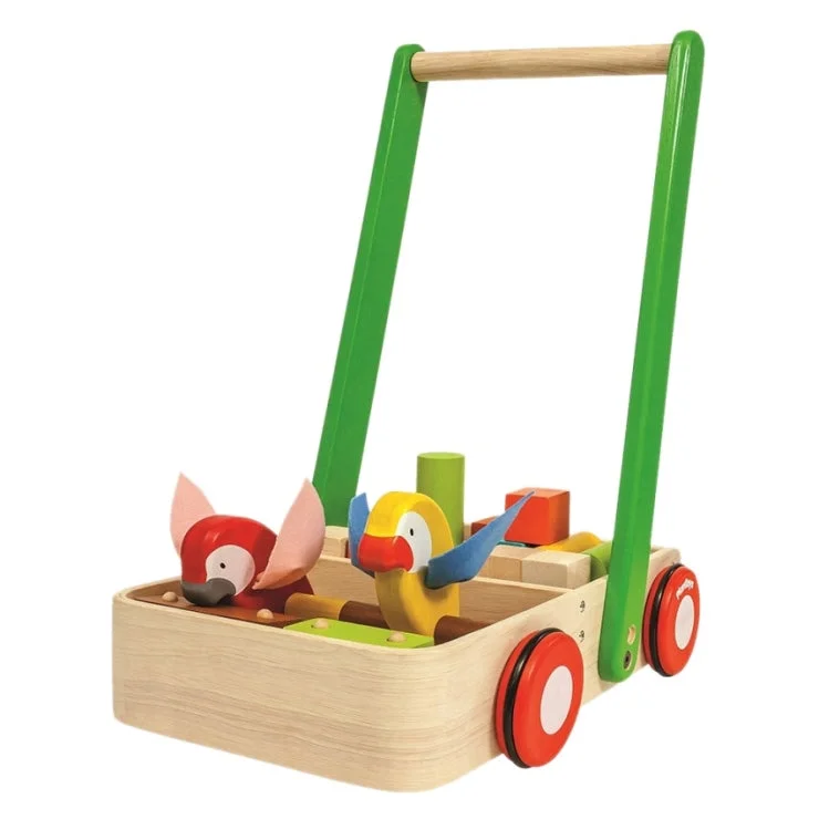 eco-friendly wooden toys                   Bird Walker -Plan Toys