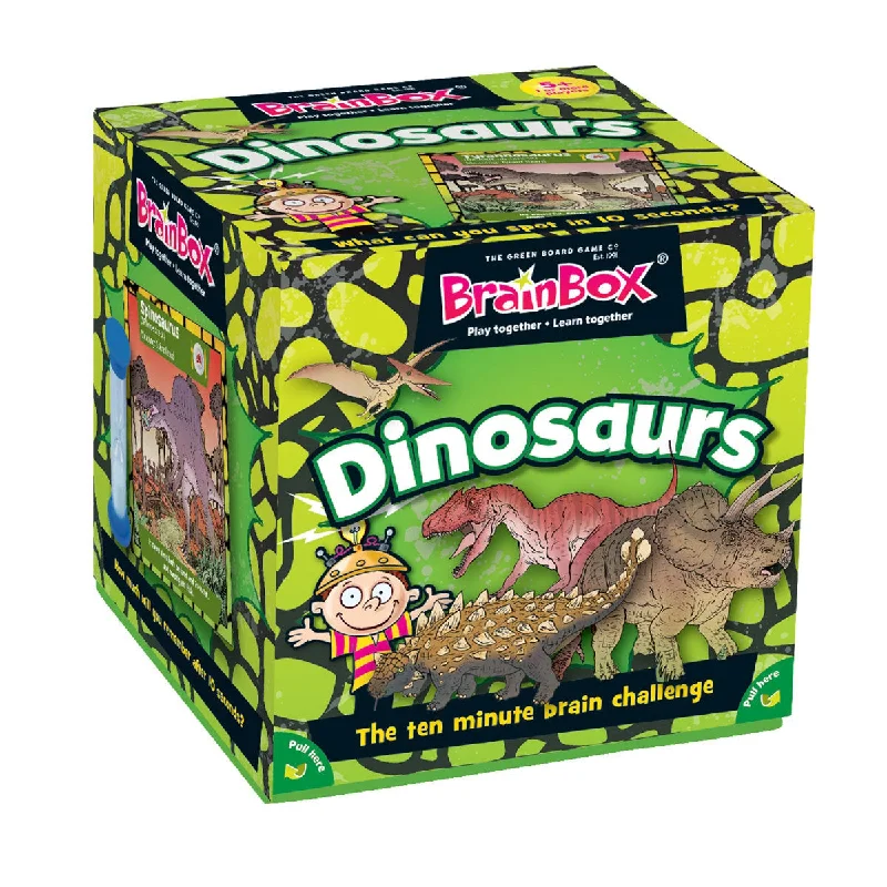 sturdy construction wooden toys                   Brain Box Dinosaurs
