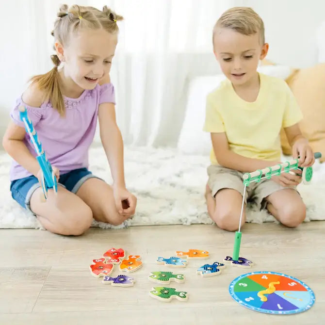 play-value packed wooden toys                   Catch And Count Fishing Game from Melissa & Doug