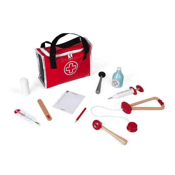 enchanting wooden toys that spark imagination                   Doctor's Suitcase Janod
