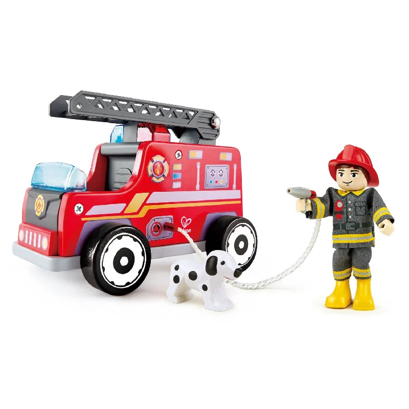 timeless wooden toys                   Fire Engine Rescue Truck Hape