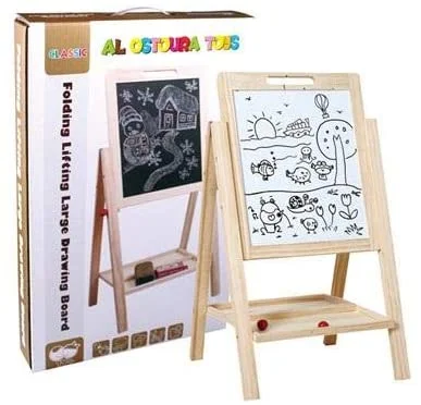 safe and non-toxic wooden toys that parents can trust                   Folding lifting large drawing