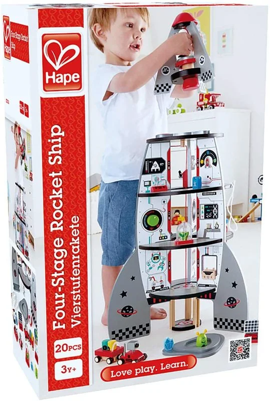 enchanting and whimsical wooden toys that captivate attention Four Stage Rocket Ship Hape enchanting and whimsical wooden toys that captivate attention Four Stage Rocket Ship Hape