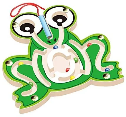 safe and durable wooden toys                   Frog Small Pen Labyrinth