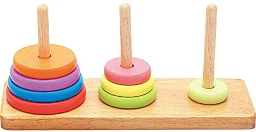 handcrafted wooden toys                  Hanoi Tower  Wooden Toy