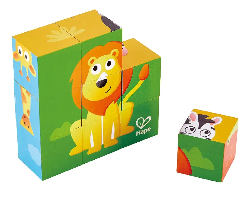 timeless classic wooden toys                   Jungle Animal Block Puzzle Hape