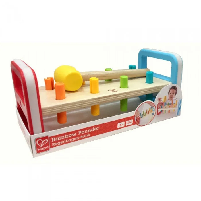 enchanting wooden toys for children                   Rainbow Pounder Hape