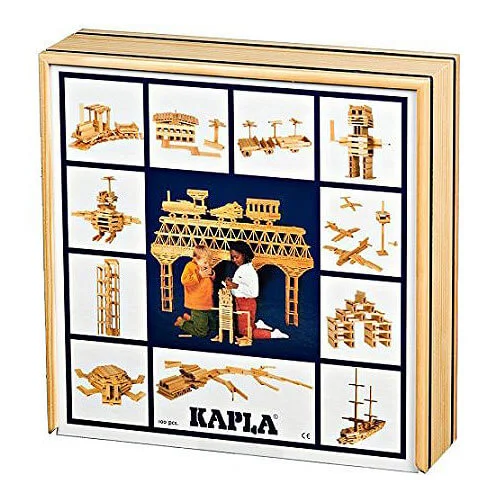 enchanting wooden toys for toddlers                   Kapla 100 Wooden Construction Set