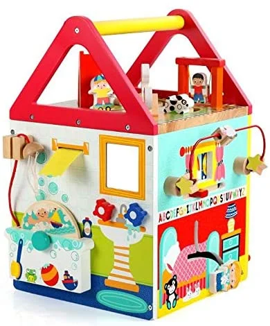 eco-conscious wooden toys that promote sustainability                   Kids Wooden playhouse box