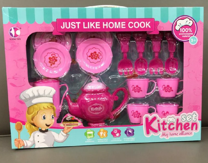 charming wooden toys                   Kitchen Tea Set for Kids