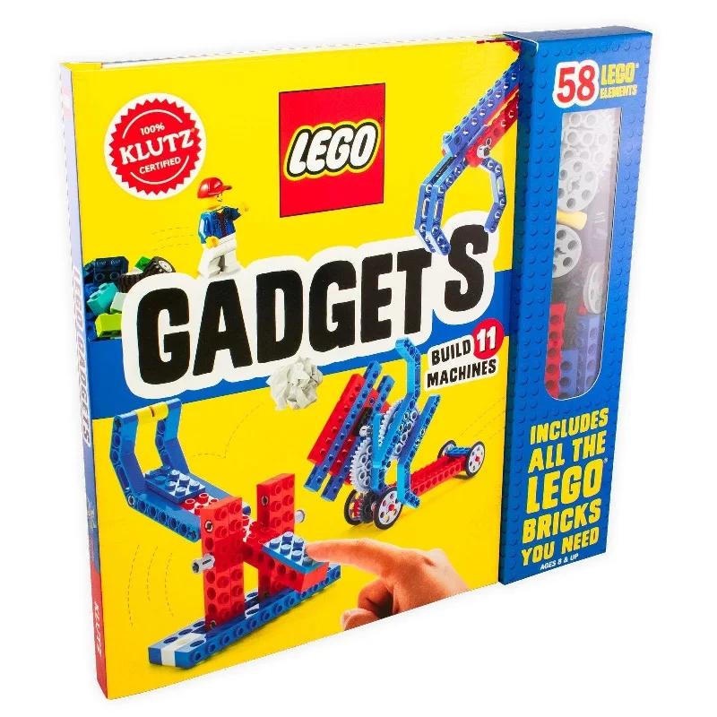 Intricately designed LEGOLEGO Gadgets (Klutz) Activity Book (Build 11 Machines) - Ages 8+ - Paperback