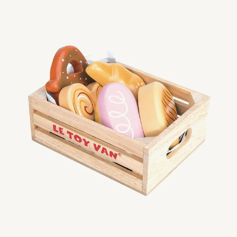 thoughtfully crafted and safe wooden toys Le Toy Van - Honeybee Market Wooden Baker's Basket Crate thoughtfully crafted and safe wooden toys Le Toy Van - Honeybee Market Wooden Baker's Basket Crate