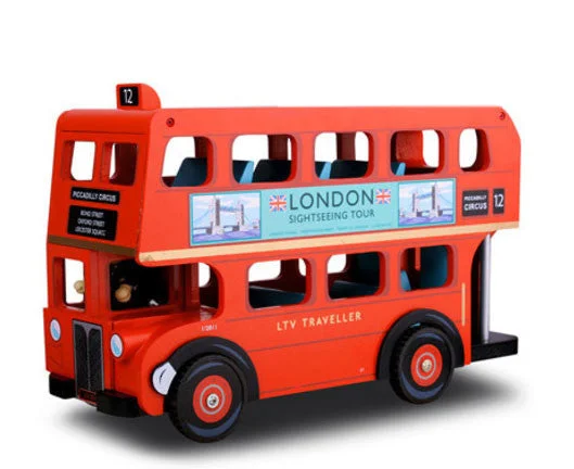 thoughtfully crafted and safe wooden toys                   Le Toy Van - London Bus