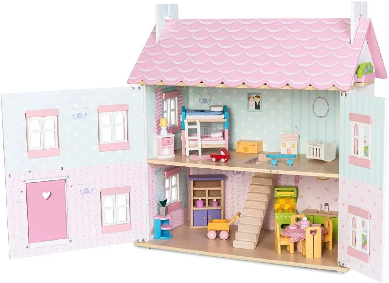 detailed and intricate wooden toys                   Le Toy Van Sophie's Wooden Dolls House