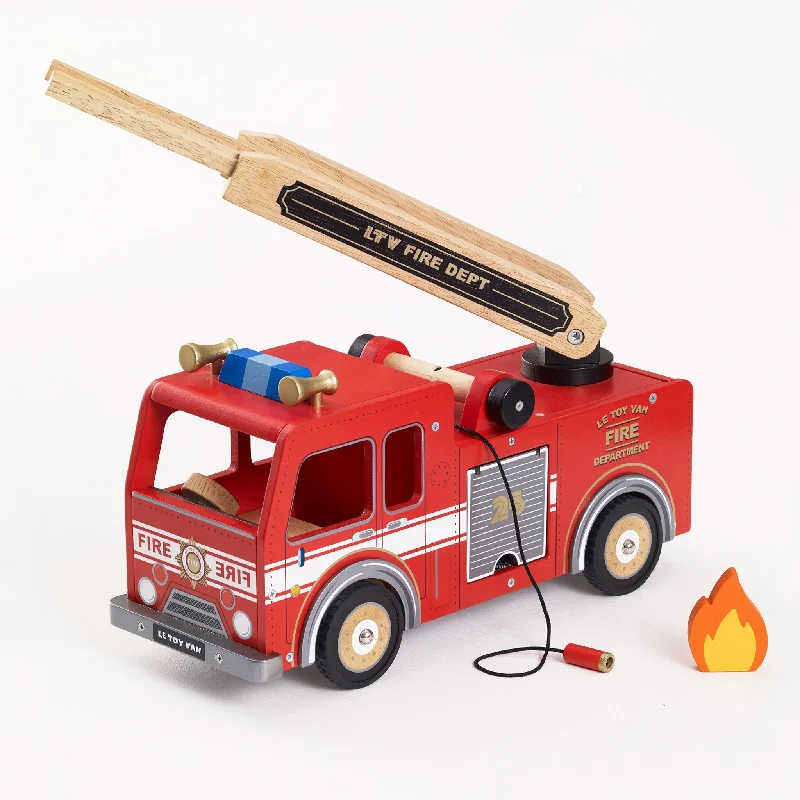 play-value packed wooden toys                   Le Toy Van Fire Engine