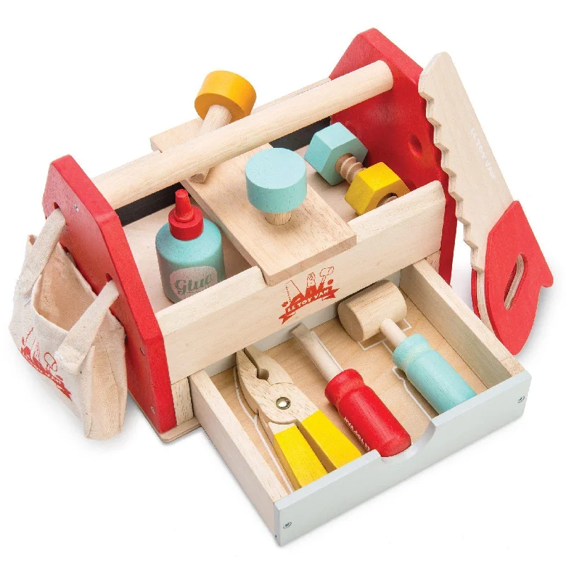 beautiful and detailed wooden toys that inspire creativity Le Toy Van Wooden Tool Box & Tools beautiful and detailed wooden toys that inspire creativity Le Toy Van Wooden Tool Box & Tools